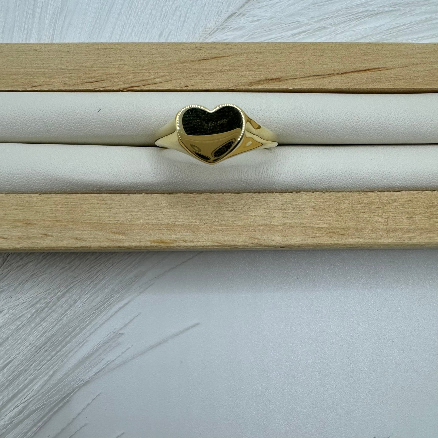 Anello cuore oro