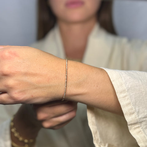 Bracciale sfere milleluci oro