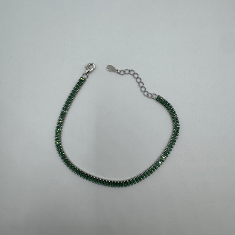 Bracciale Tennis baguette Argento