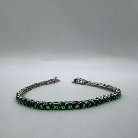 Bracciale Tennis con zirconi Argento