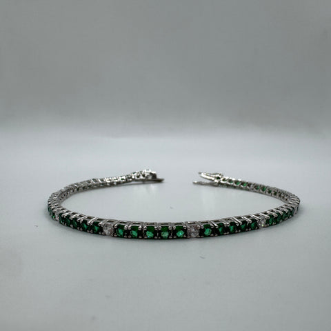 Bracciale Tennis con zirconi Argento