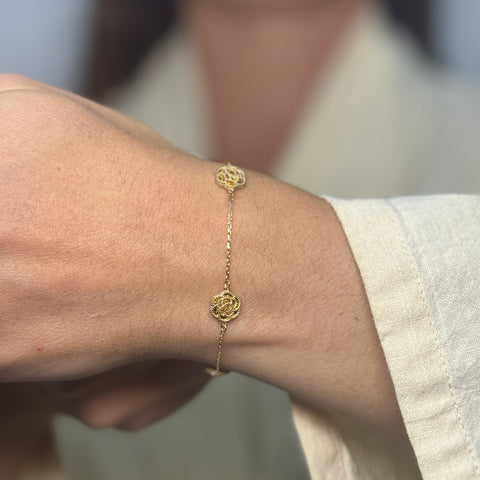 Bracciale rose oro
