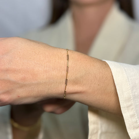 Bracciale catena small oro