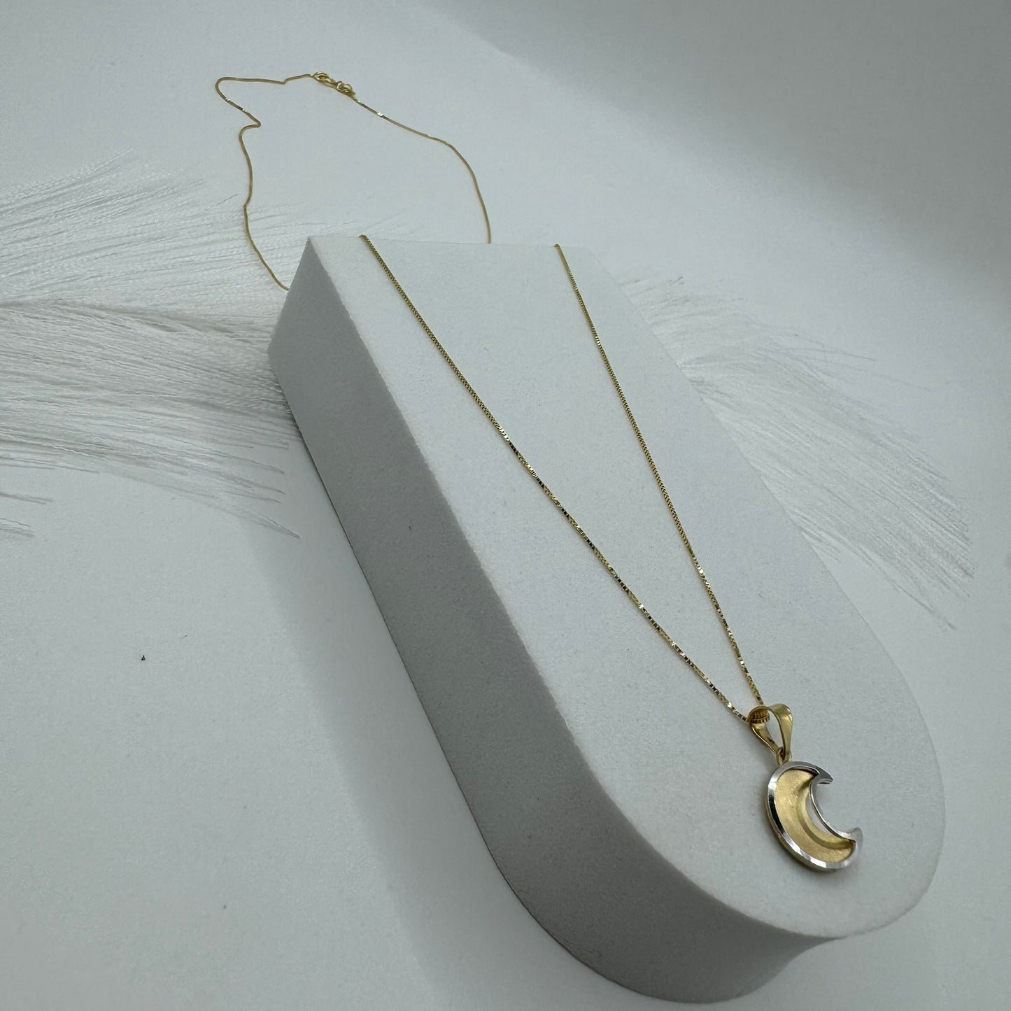 Collana veneziana con luna oro