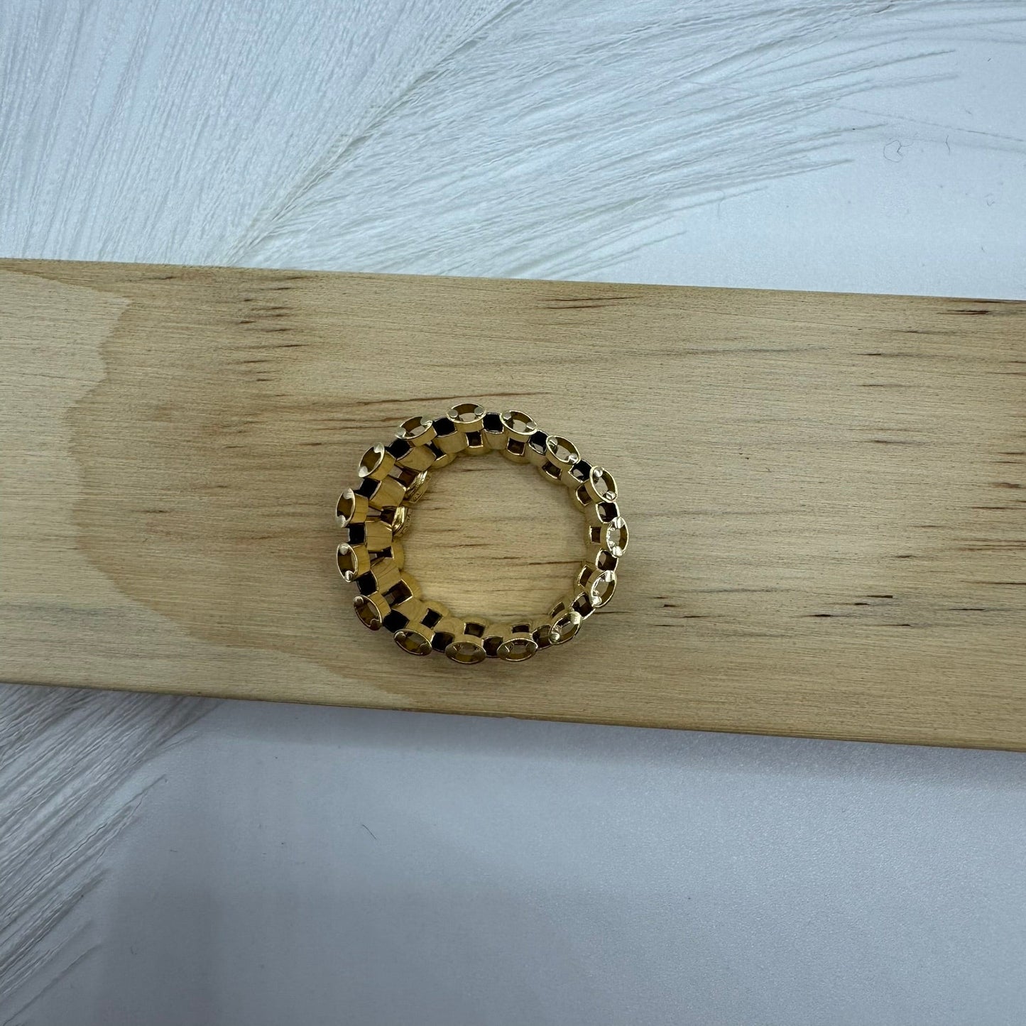 Anello jubilee bicolor oro
