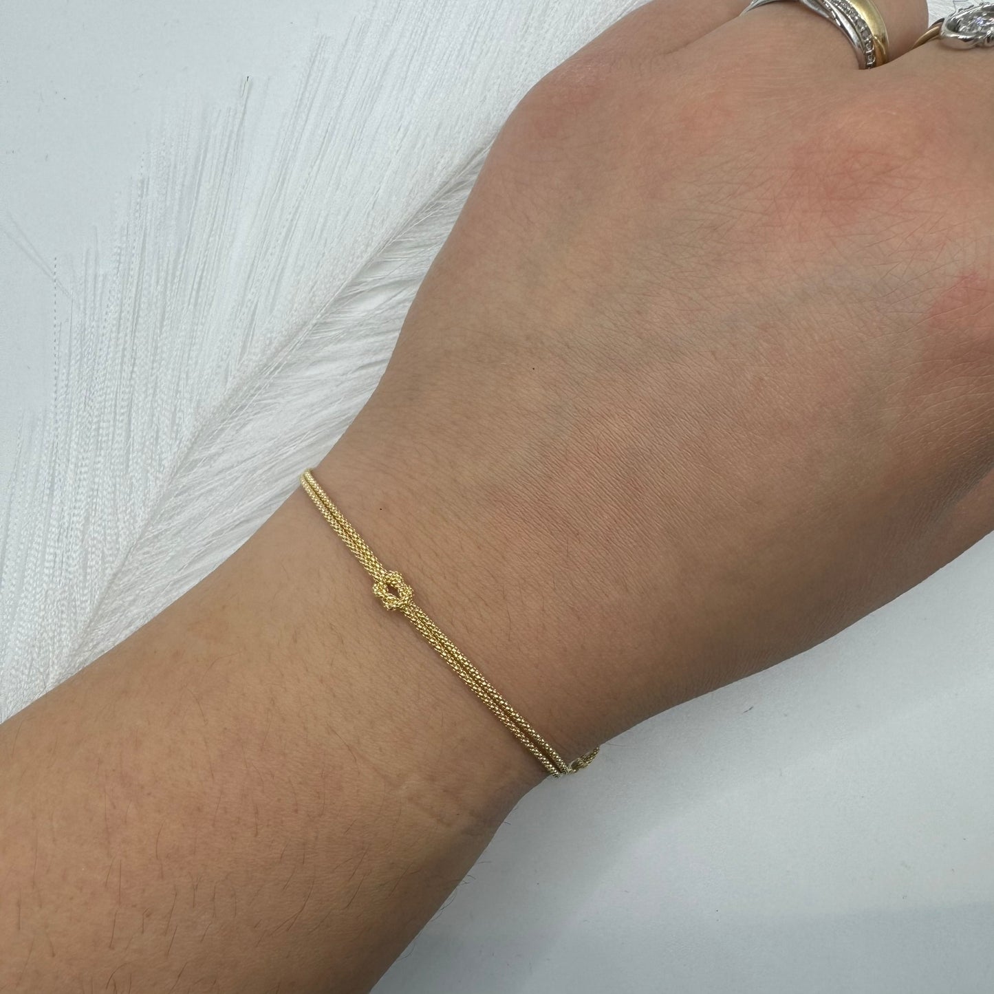 Bracciale nodo oro