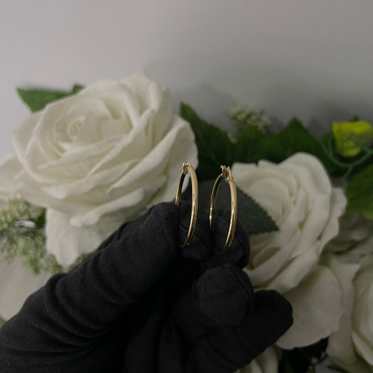 Orecchini cerchio slim oro