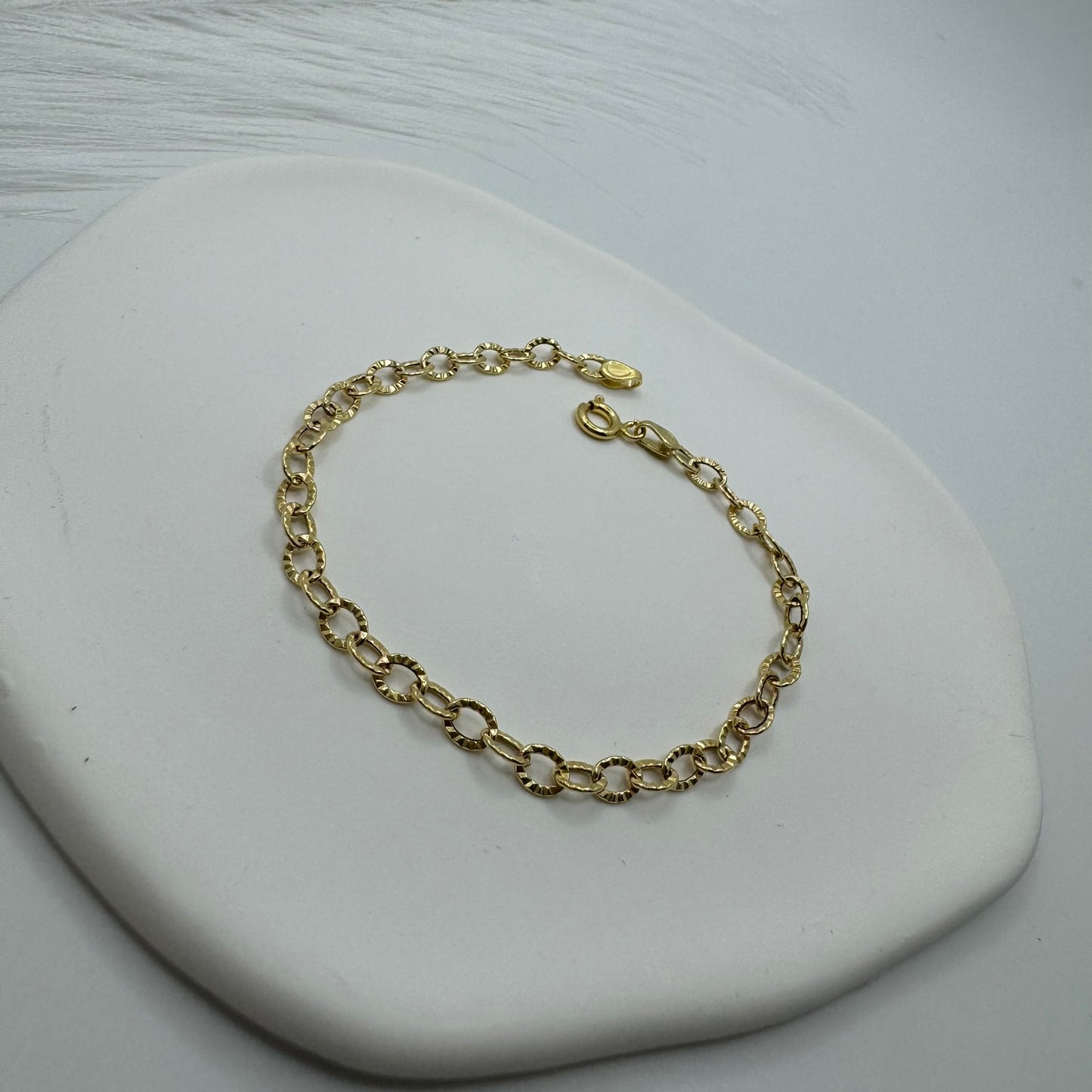 Bracciale catena oro