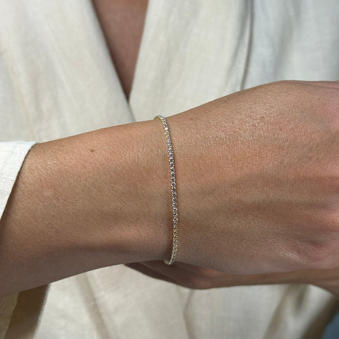 Bracciale tennis oro