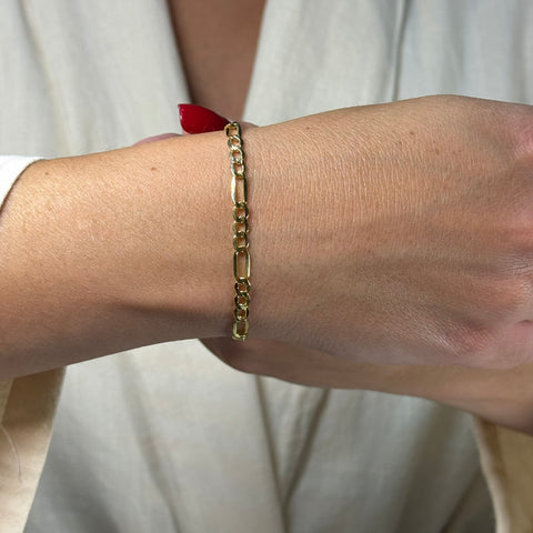 Bracciale 3+1  oro