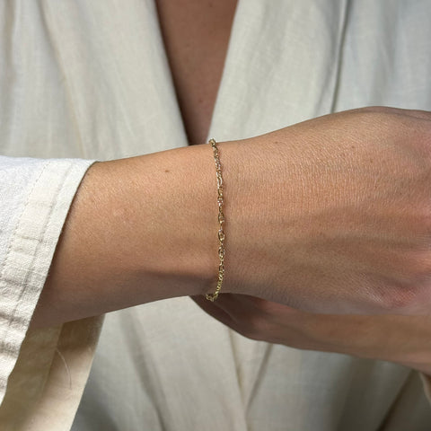 Bracciale marinara slim oro