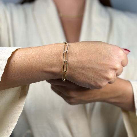 Bracciale catena oro