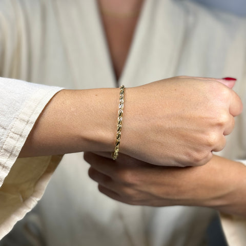 Bracciale cerini oro