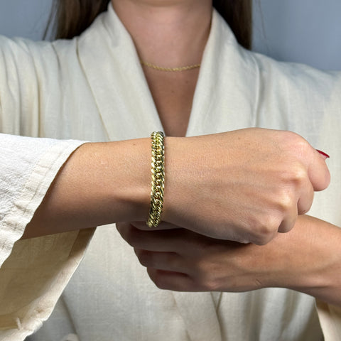 Bracciale groumette big oro