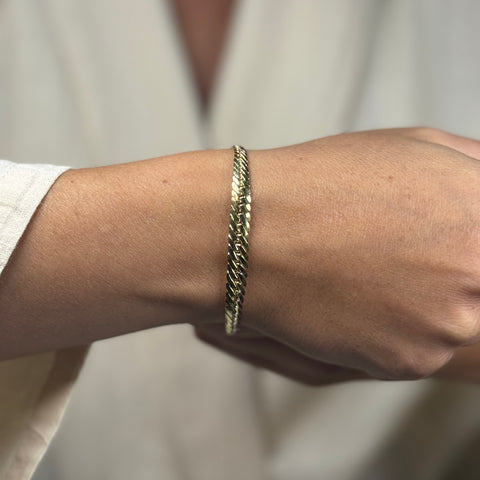 Bracciale groumette degradè oro