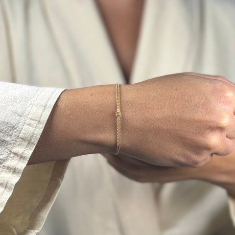 Bracciale nodo oro