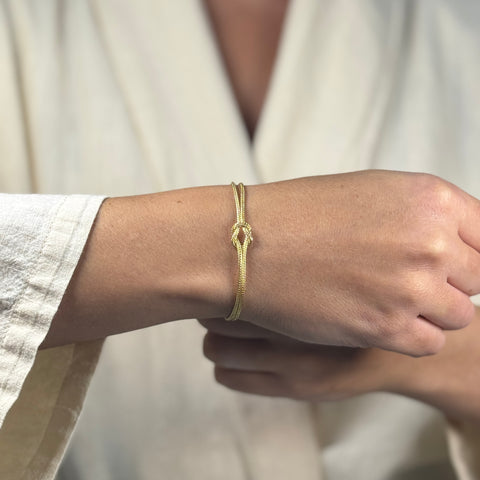 Bracciale nodo oro