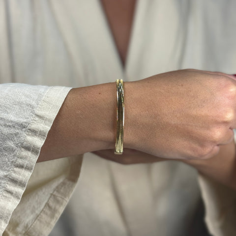 Bracciale fascia elastica oro