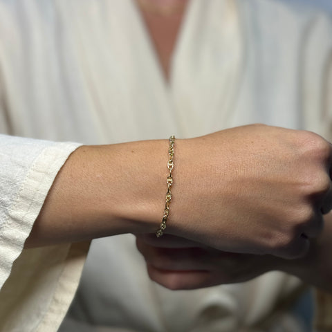 Bracciale marinara oro