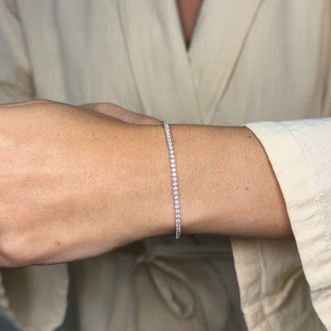Bracciale tennis oro