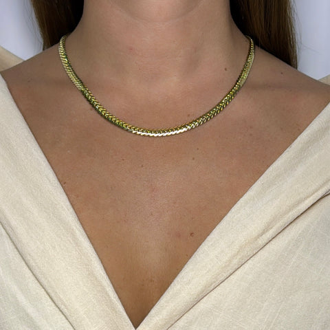 Collana girocollo groumette oro