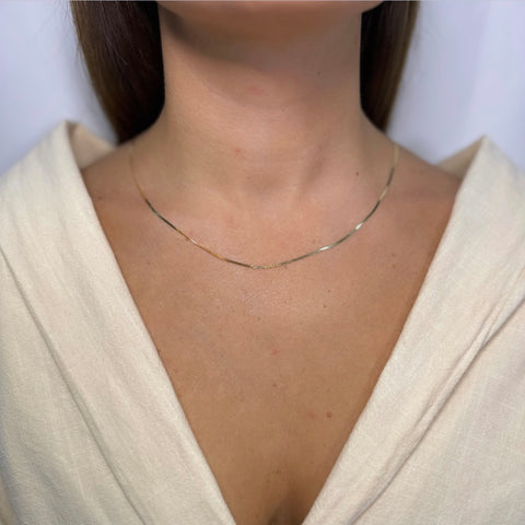 Collana snake slim oro