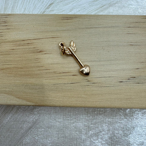 Pendente freccia cupido oro