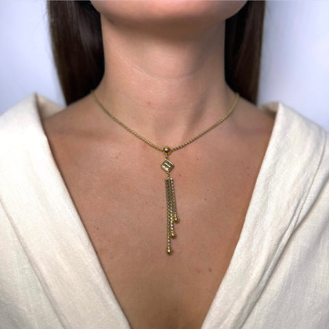 Collana fope con pendente oro
