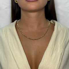 Collana sfere milleluci oro