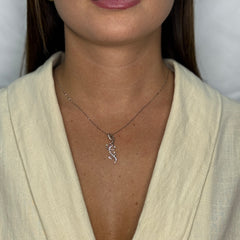 Collana veneziana con geco zirconi oro