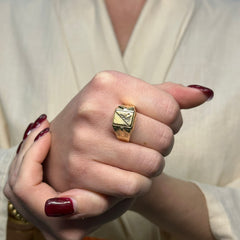 Anello Uomo scudo oro