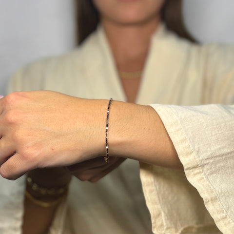 Bracciale tennis zirconi e oro