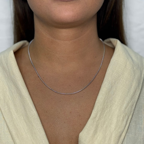 Collana tubolare oro