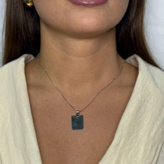 Collana veneziana con piastra oro