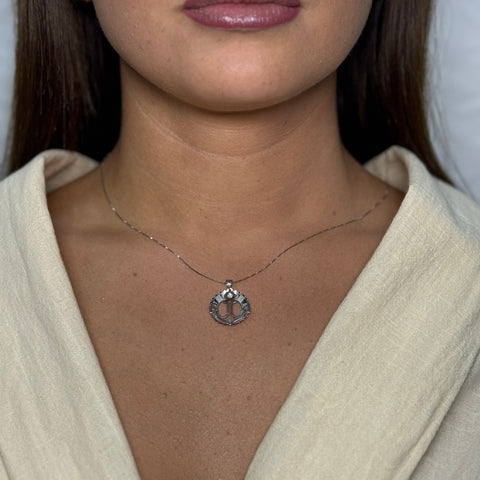 Collana veneziana con ancora oro