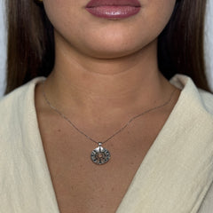Collana veneziana con rosa dei venti oro