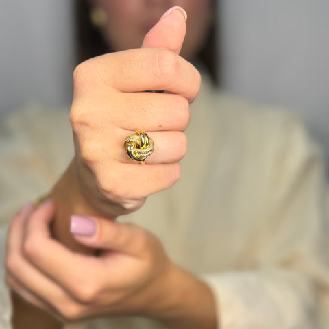 Anello nodo oro