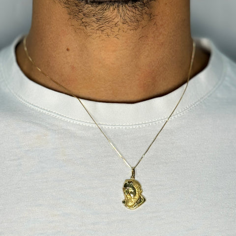 Collana veneziana con Padre Pio oro