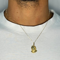 Collana veneziana con Padre Pio oro