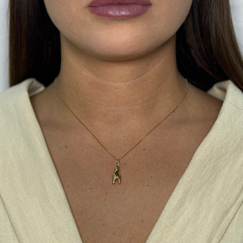 Collana con corna oro