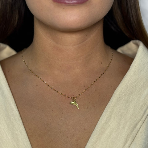 Collana con delfino oro
