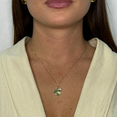 Collana con puzzle oro
