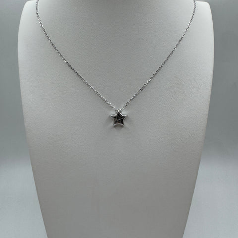 collana con stella Argento