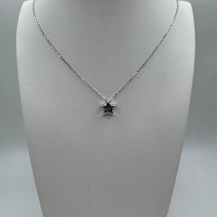 collana con stella Argento
