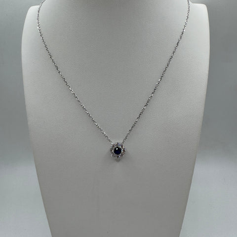 collana Kate fiore Argento