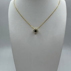 collana kate fiore con zirconi Argento