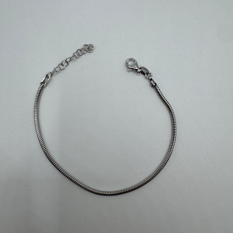 Bracciale tubolare Argento