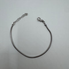 Bracciale tubolare Argento