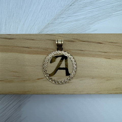 Pendente lettera oro
