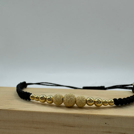 Bracciale Scooby doo sfere oro